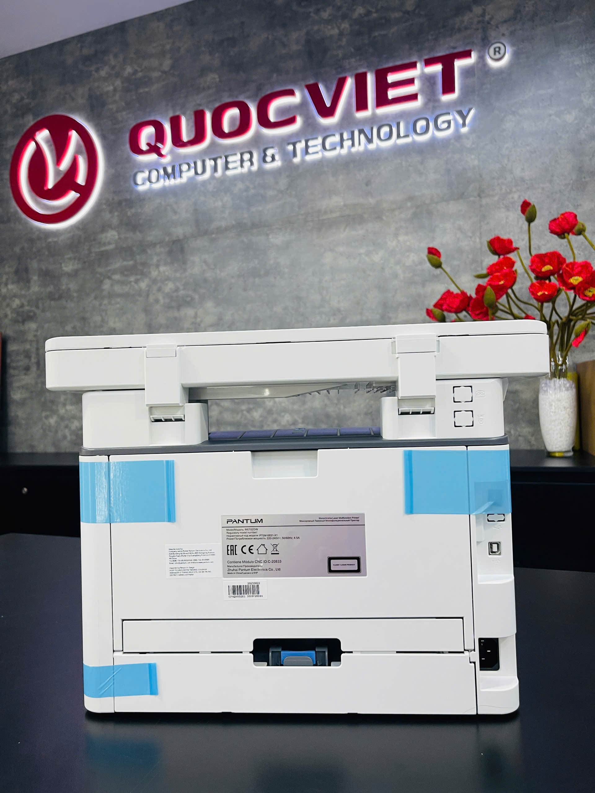 Máy in laser đen trắng PANTUM M6702DW (A4/A5/ In/ Copy/ Scan/ Đảo mặt/ USB/ WIFI