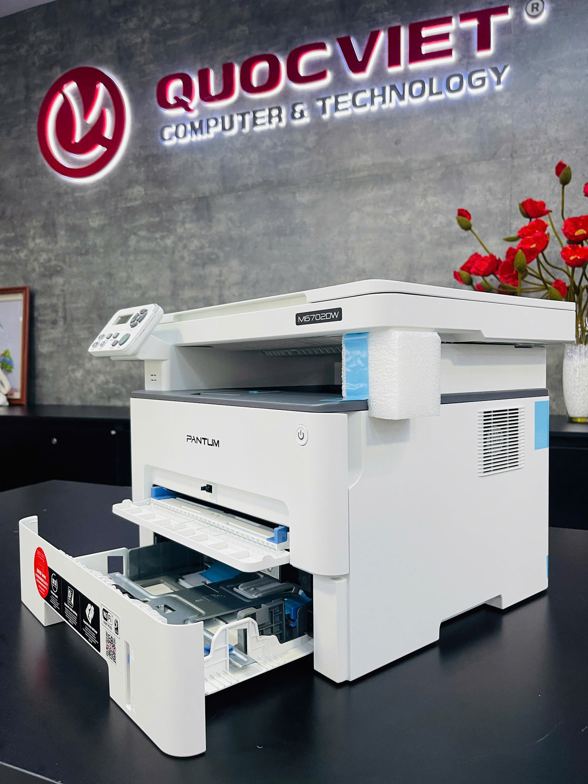 Máy in laser đen trắng PANTUM M6702DW (A4/A5/ In/ Copy/ Scan/ Đảo mặt/ USB/ WIFI