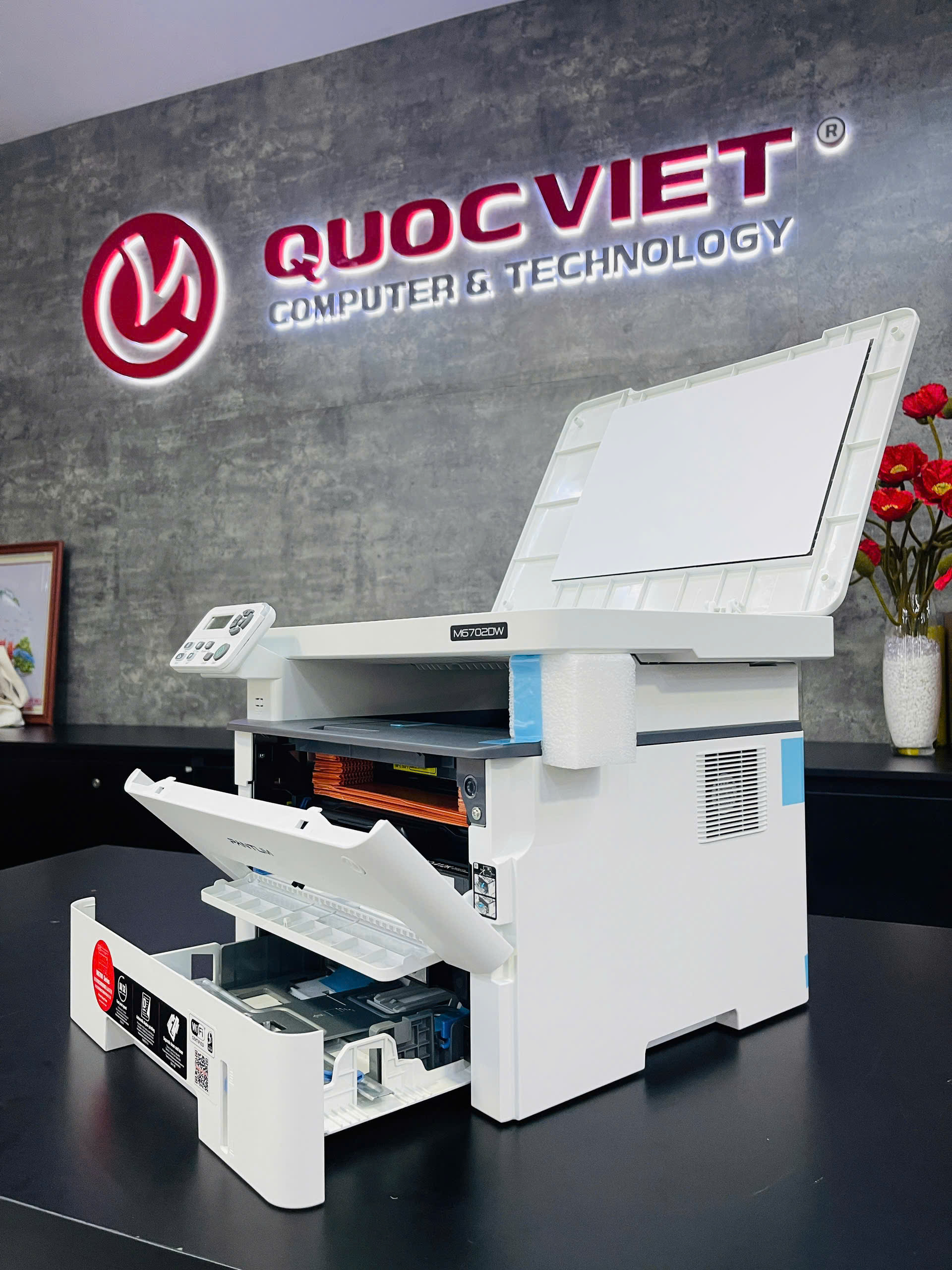 Máy in laser đen trắng PANTUM M6702DW (A4/A5/ In/ Copy/ Scan/ Đảo mặt/ USB/ WIFI