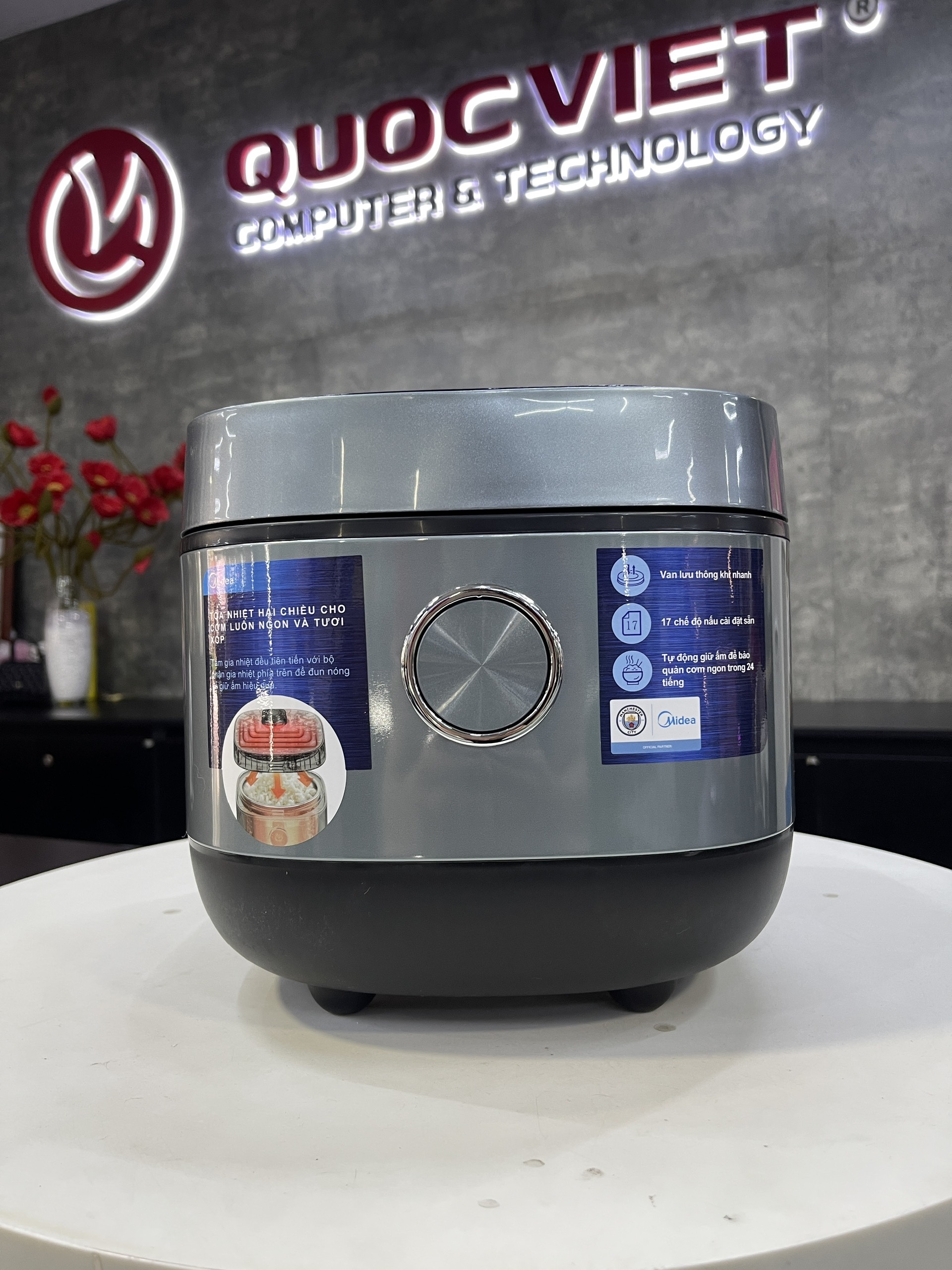 Nồi cơm điện Midea 1.8L Lít MRD180T2BDGF