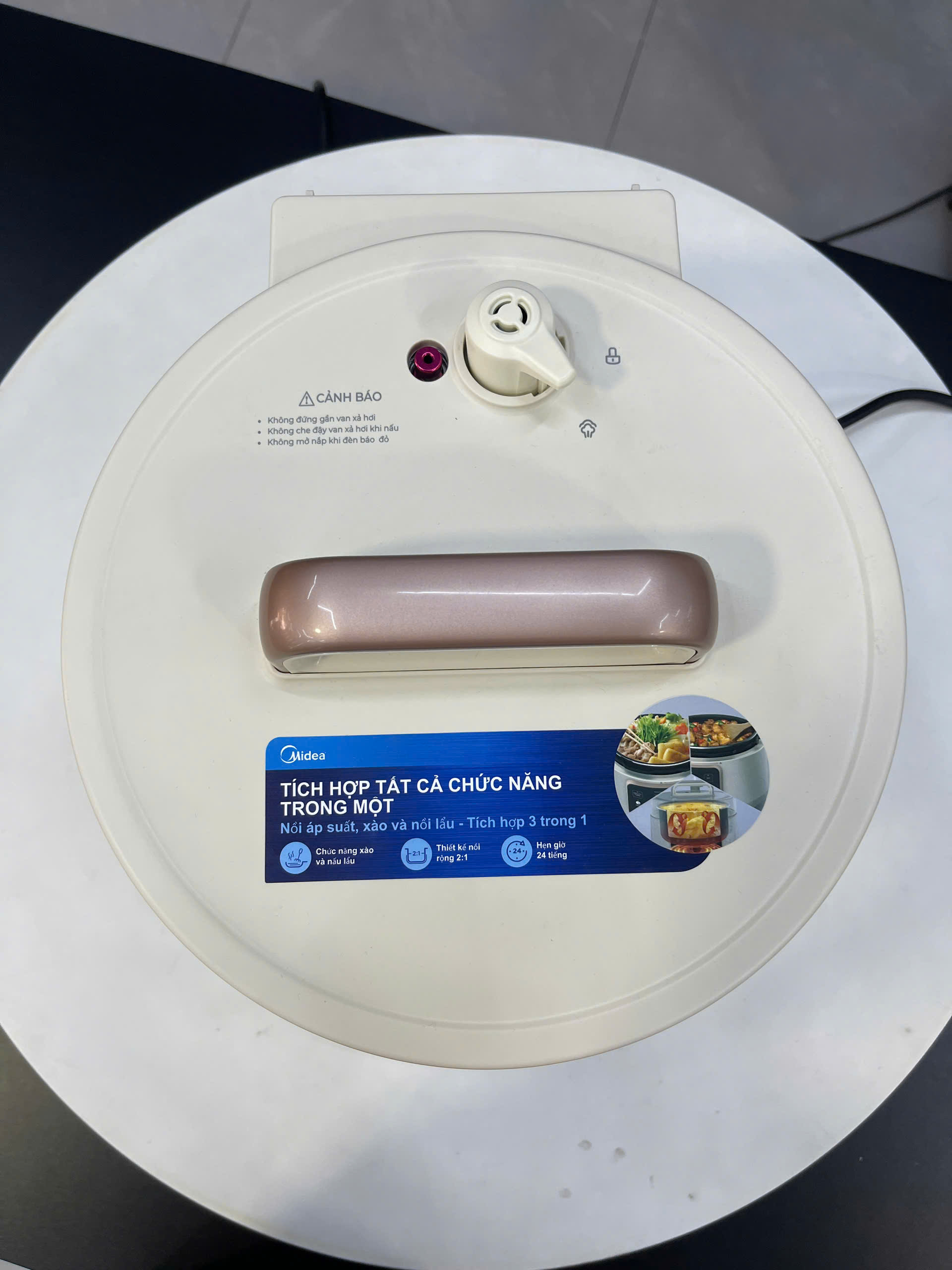 Nồi áp suất điện cơ 4L Midea MPC40110APA