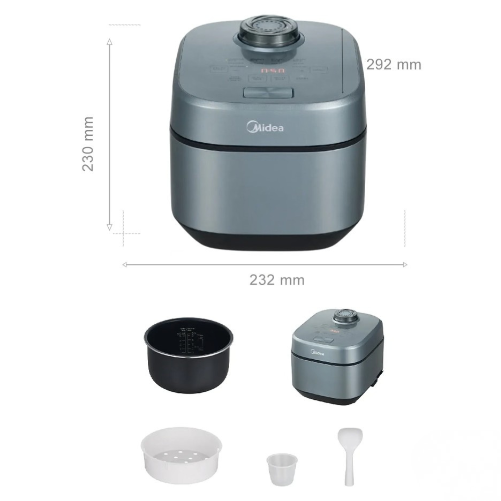 Nồi cơm điện tử 1L Midea MRD100T1BDG
