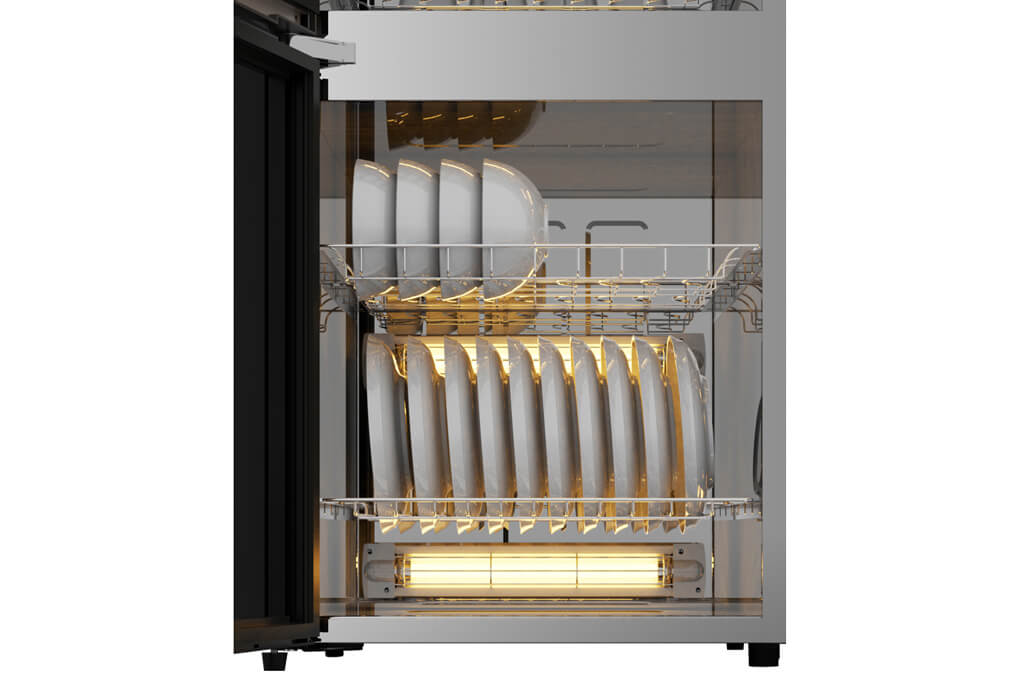 Máy sấy chén bát Midea 77L MXV-ZLP80XC65-R