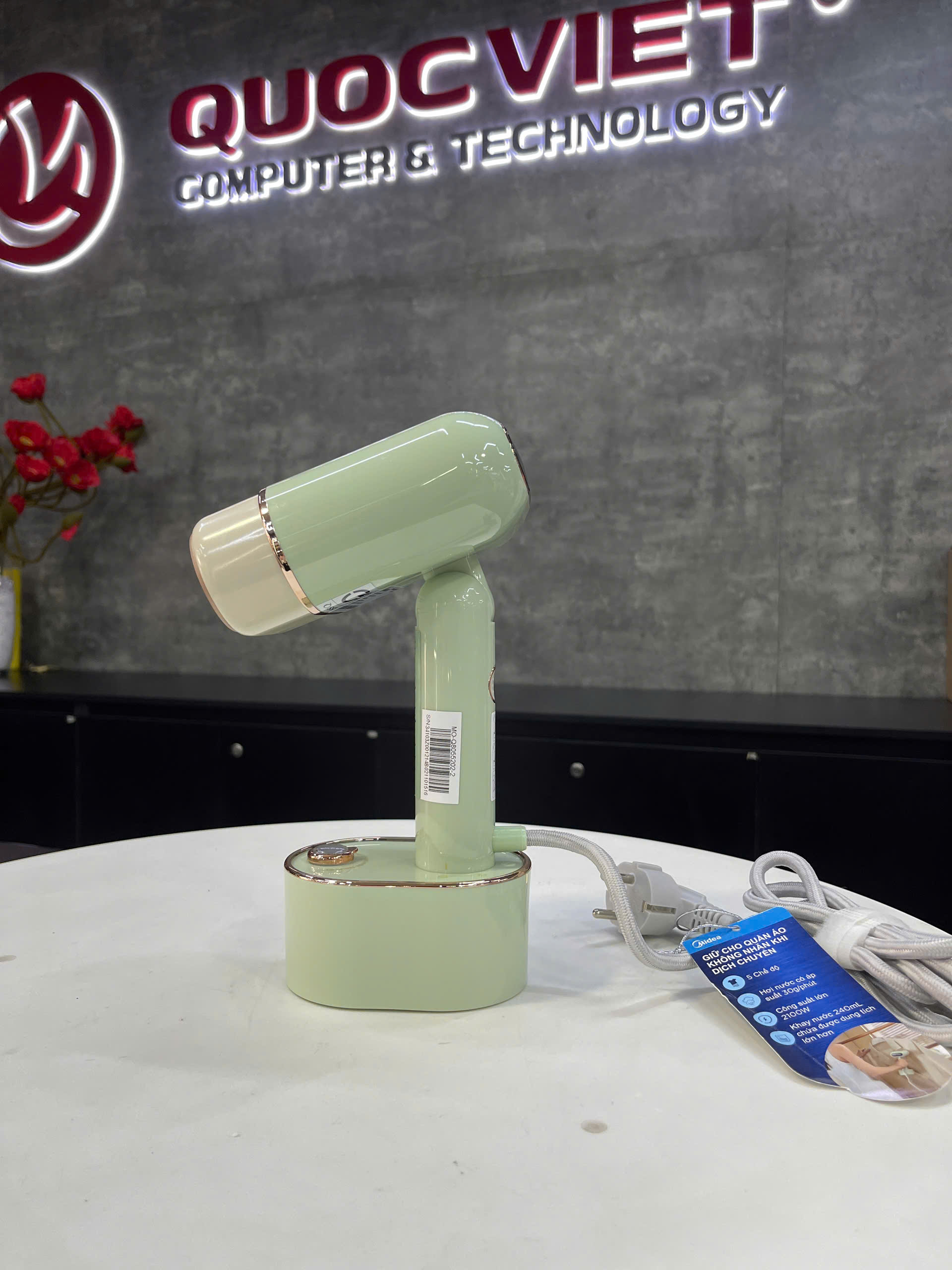 Bàn ủi hơi nước cầm tay Midea MGS21000BPG 2100W