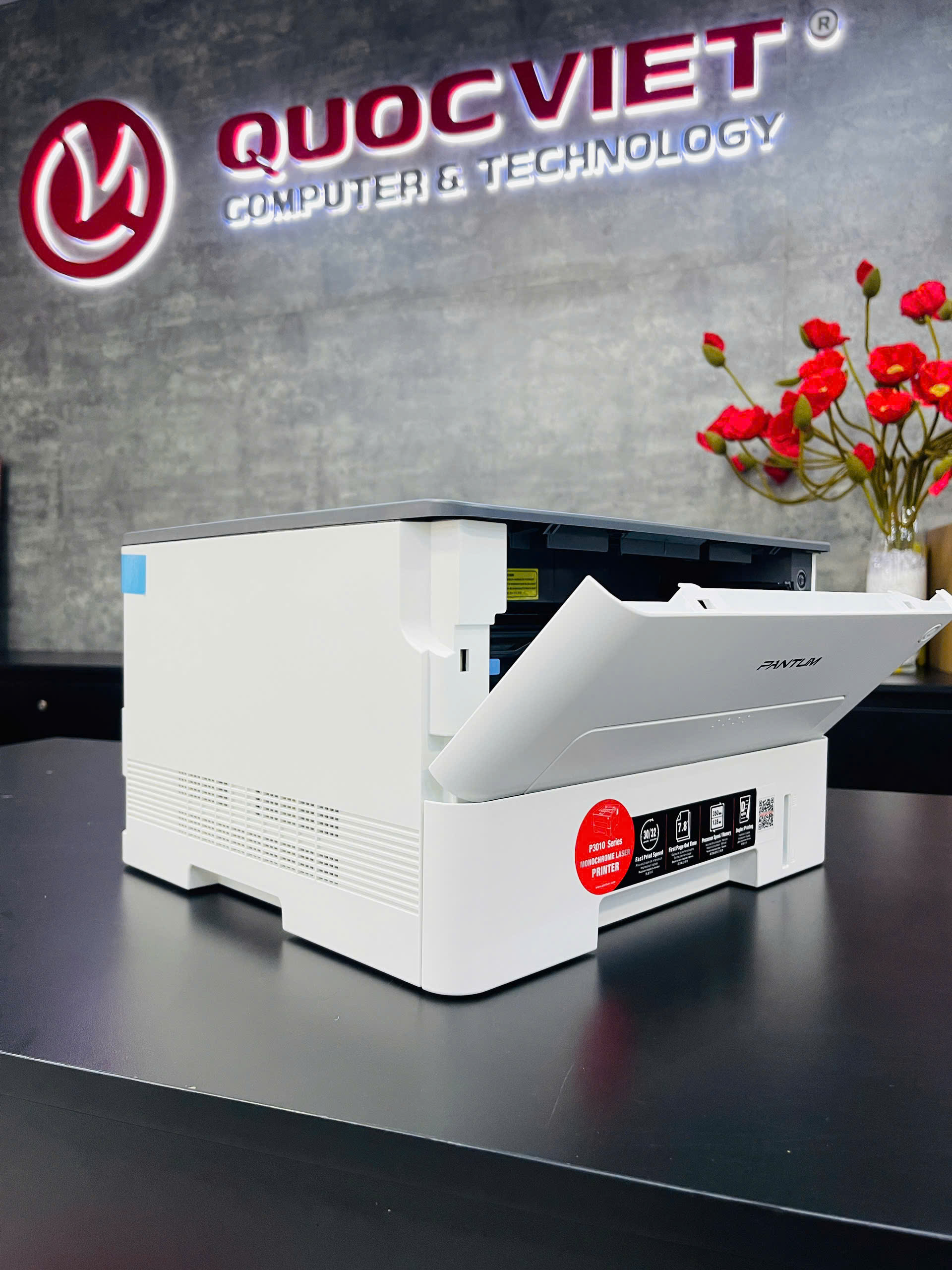 Máy in laser đen trắng Pantum P3010D (In đảo mặt| A4| A5| USB)