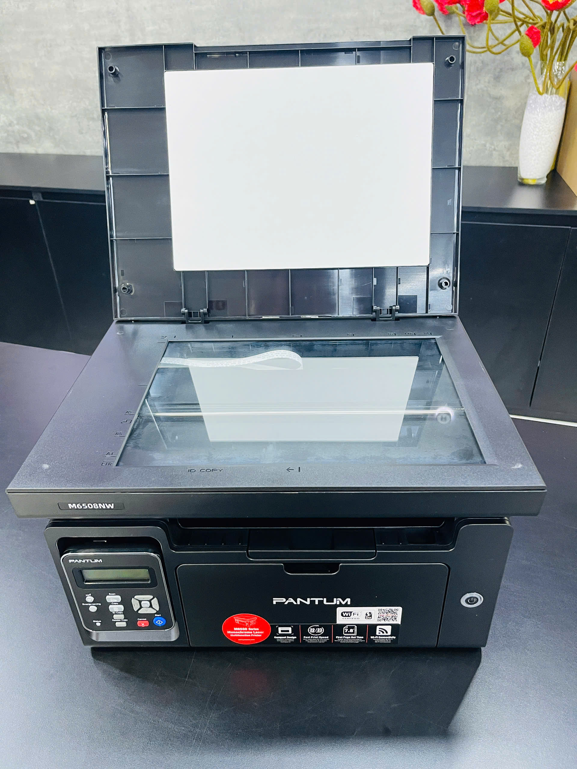 Máy in laser đen trắng Pantum M6508NW (A4/A5/ In/ Copy/ Scan/ USB/ WIFI)