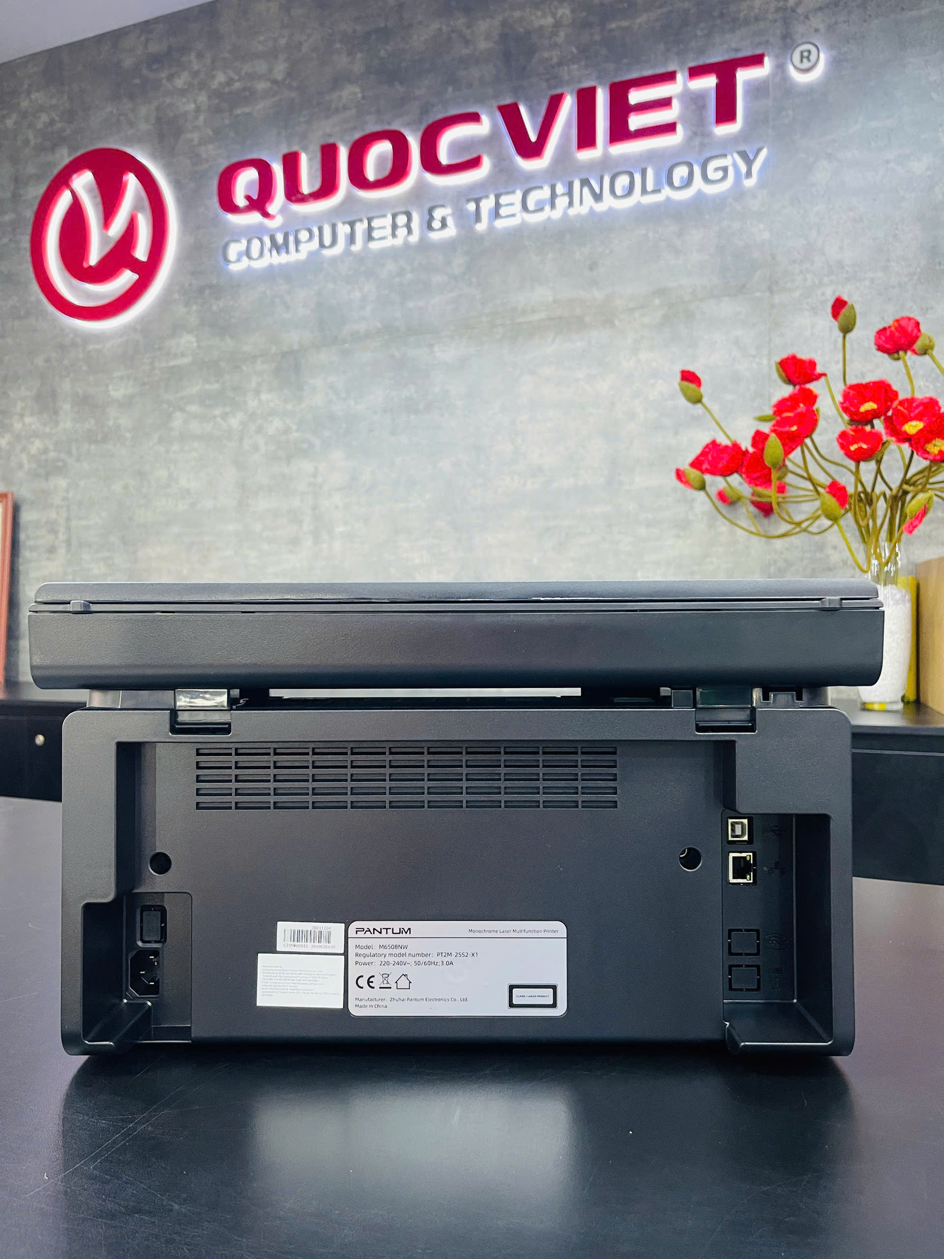 Máy in laser đen trắng Pantum M6508NW (A4/A5/ In/ Copy/ Scan/ USB/ WIFI)