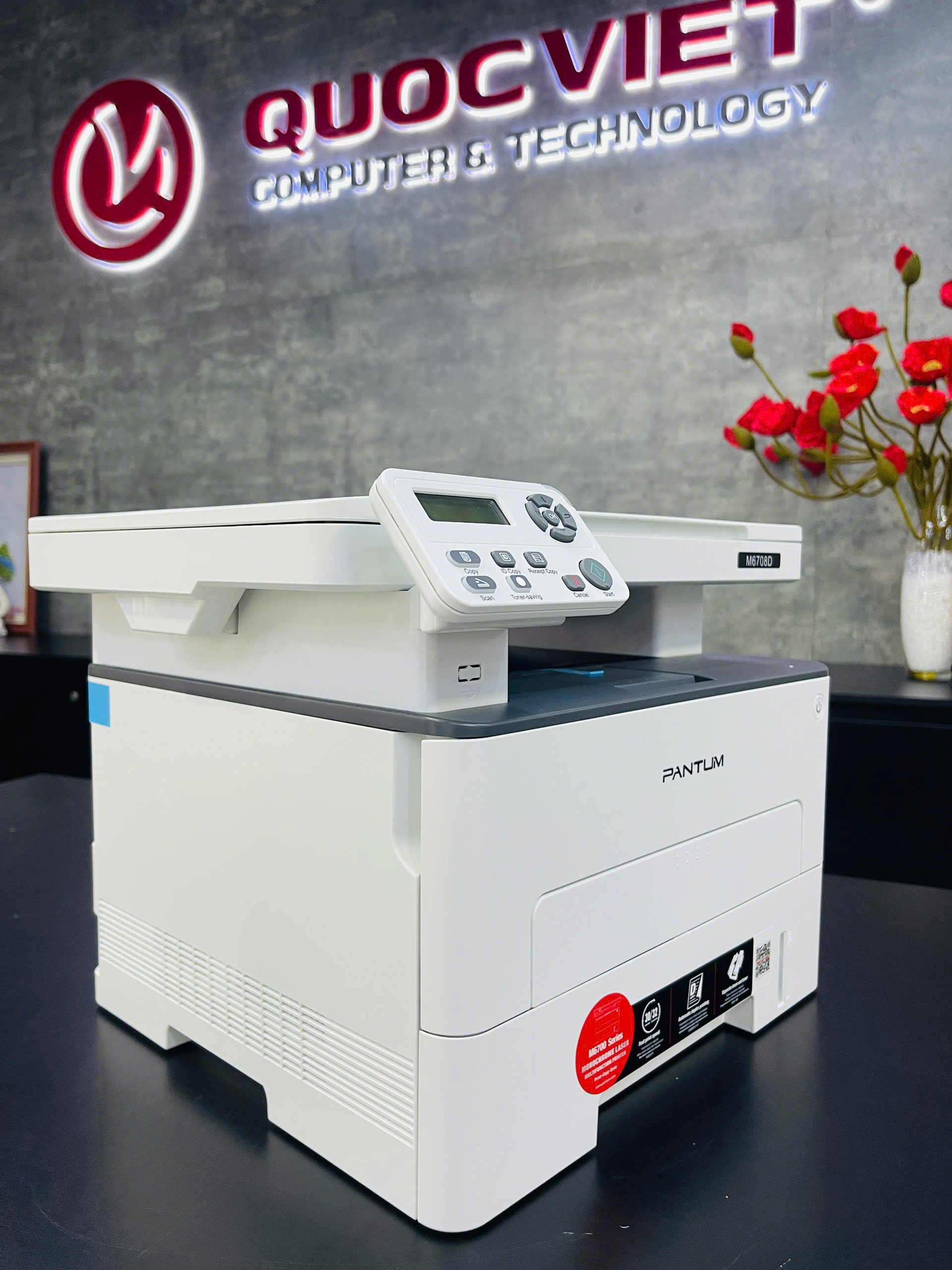 Máy in laser đen trắng PANTUM M6708D (A4/A5/ In/ Copy/ Scan/ Đảo mặt)