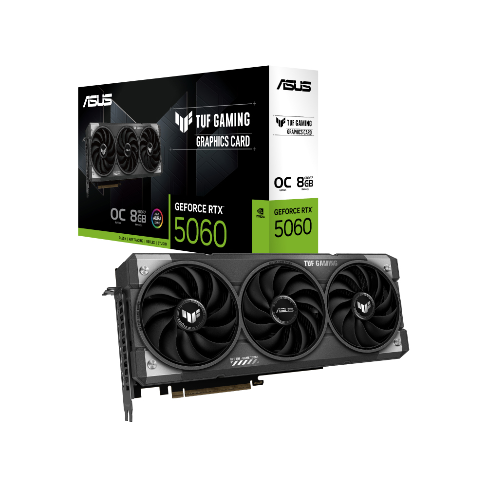 GA ASUS TUF Gaming RTX 5060 8GB GDDR7 OC (TUF-RTX5060-O8G-GAMING)