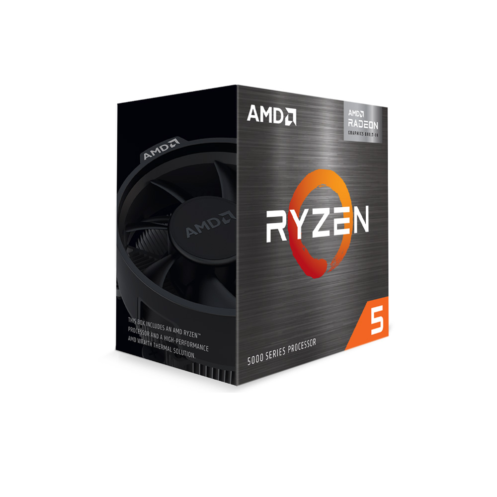 Bộ vi xử lý AMD Ryzen 5 5500GT [(AMD AM4 - 6 Core - 12 Thread - Base 3.6Ghz - Turbo 4.4Ghz - Cache 19MB)]