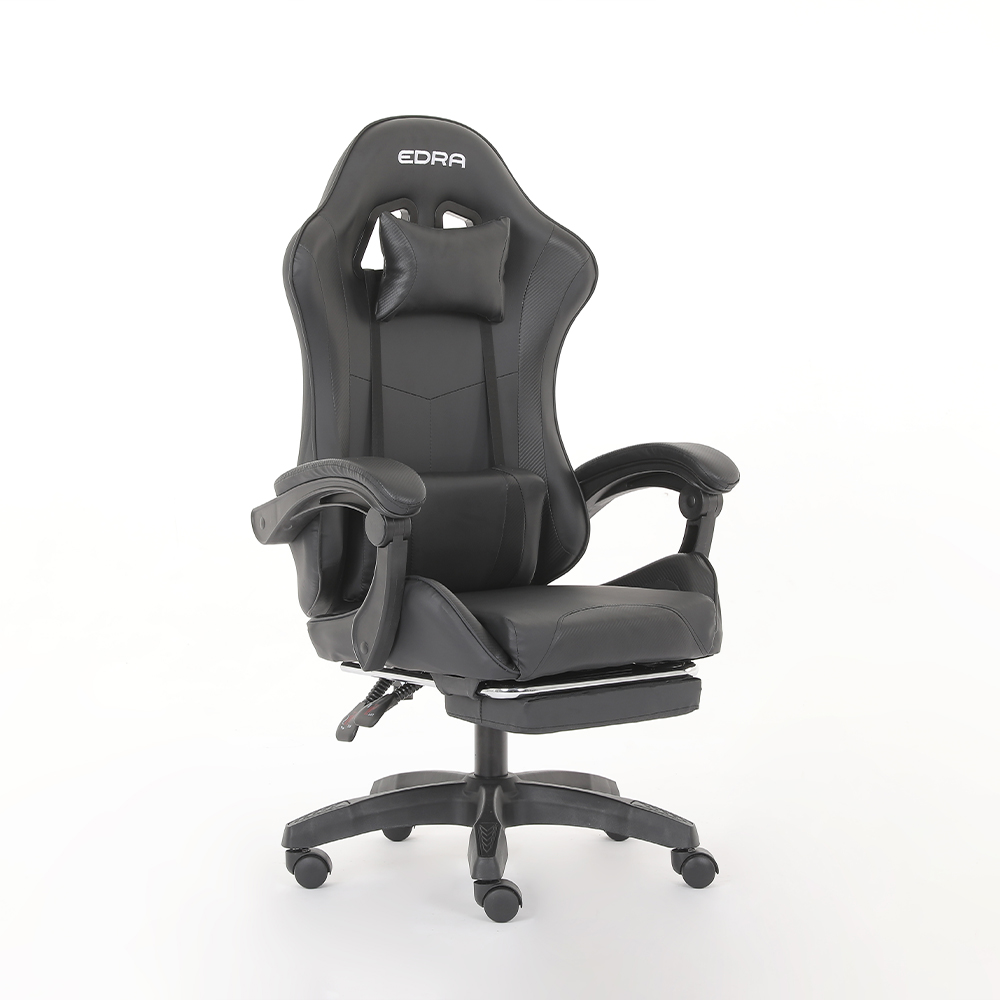 Ghế game EDRA DIGNITY - EGC234 (Black) ( Có kê Chân)