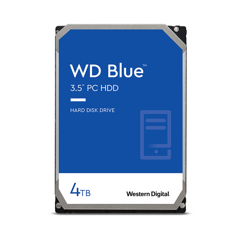 Ổ cứng HDD Western 4TB Blue 3.5 Sata3 (WD40EZAX) (5400rpm)