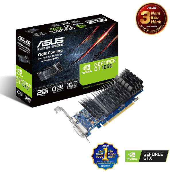 Card màn hình Asus GT1030-SL-2G-BRK (GDDR5/ 64 bit)
