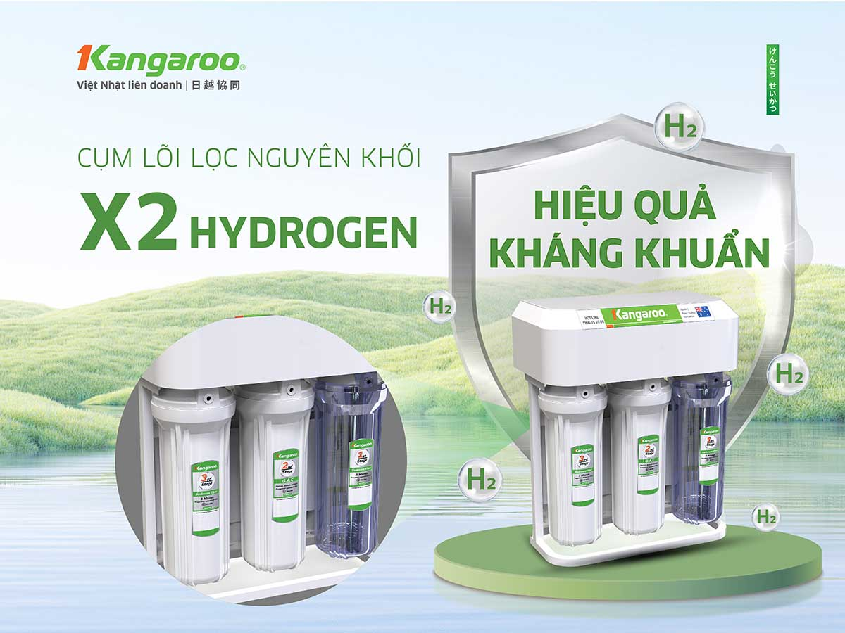 Máy lọc nước Kangaroo để gầm 10 lõi KGHP10K2