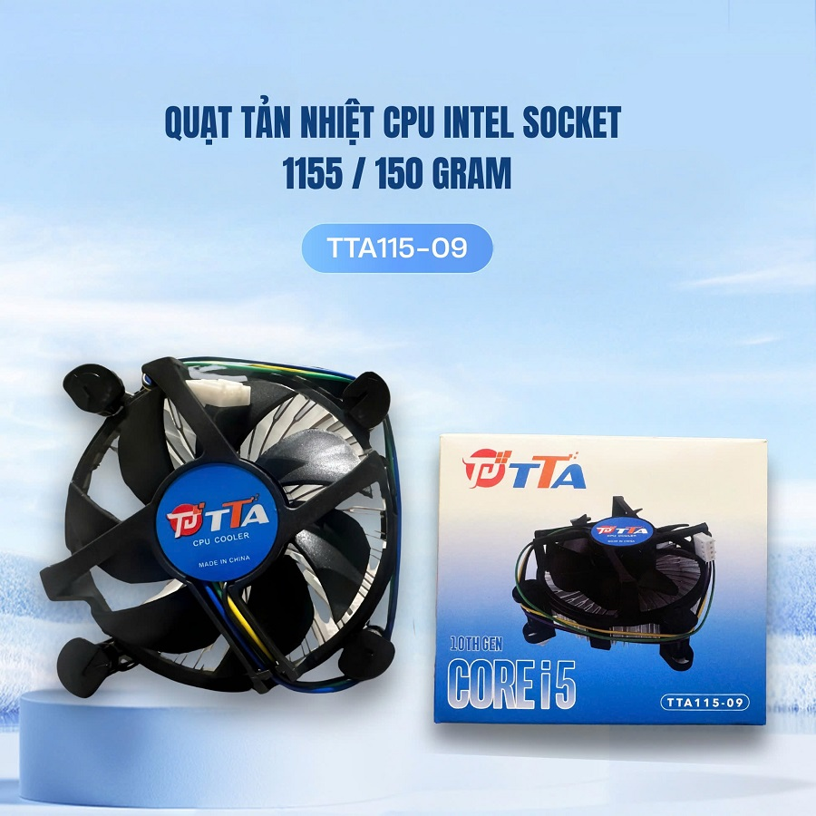 Quạt CPU SK 1155 (150gam) TTA