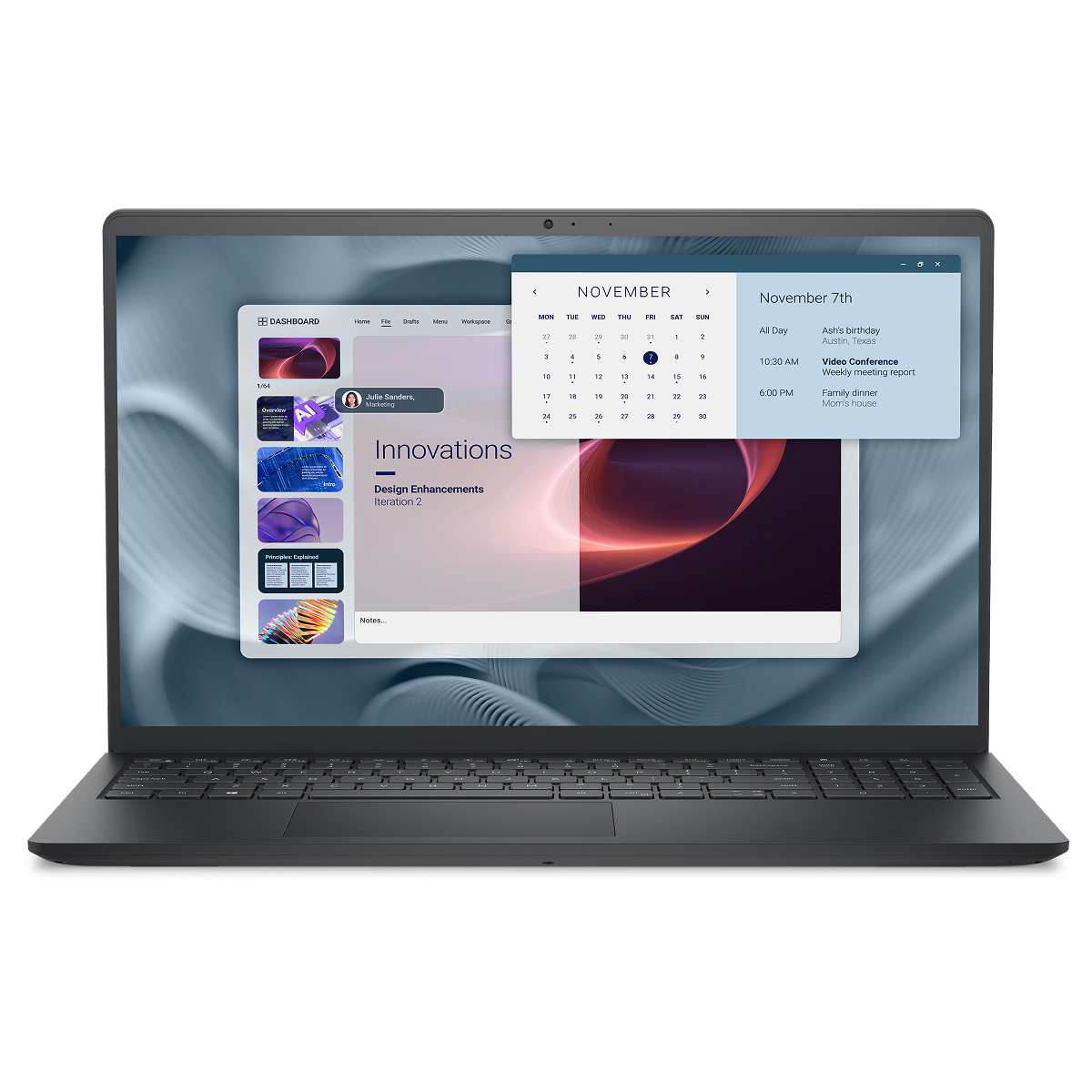 Máy tính xách tay Dell Pro Essential PV 15250 (Core i5-1334U/8GB/DDR5/512GBSSD/15.6FHD/ĐEN/Ubuntu/NK
