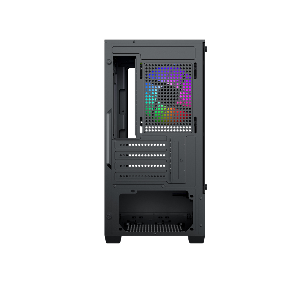 Vỏ thùng Xigmatek View III 3F (M-ATX 3 fan RGB, Màu Đen)