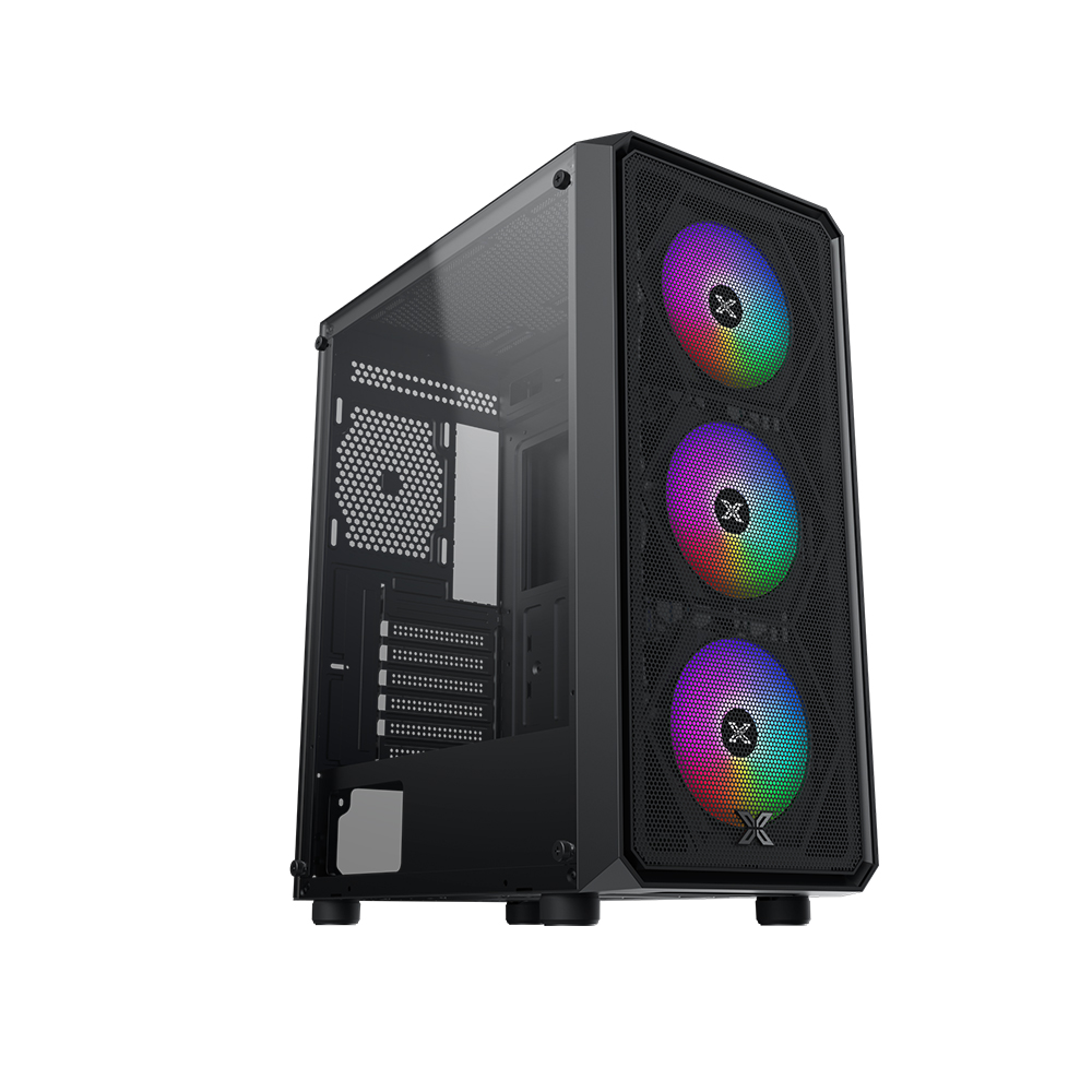 Vỏ thùng XIGMATEK DUO X 3F (EN45127) - GAMING ATX, KÈM 03 FAN XIGMATEK Z20F