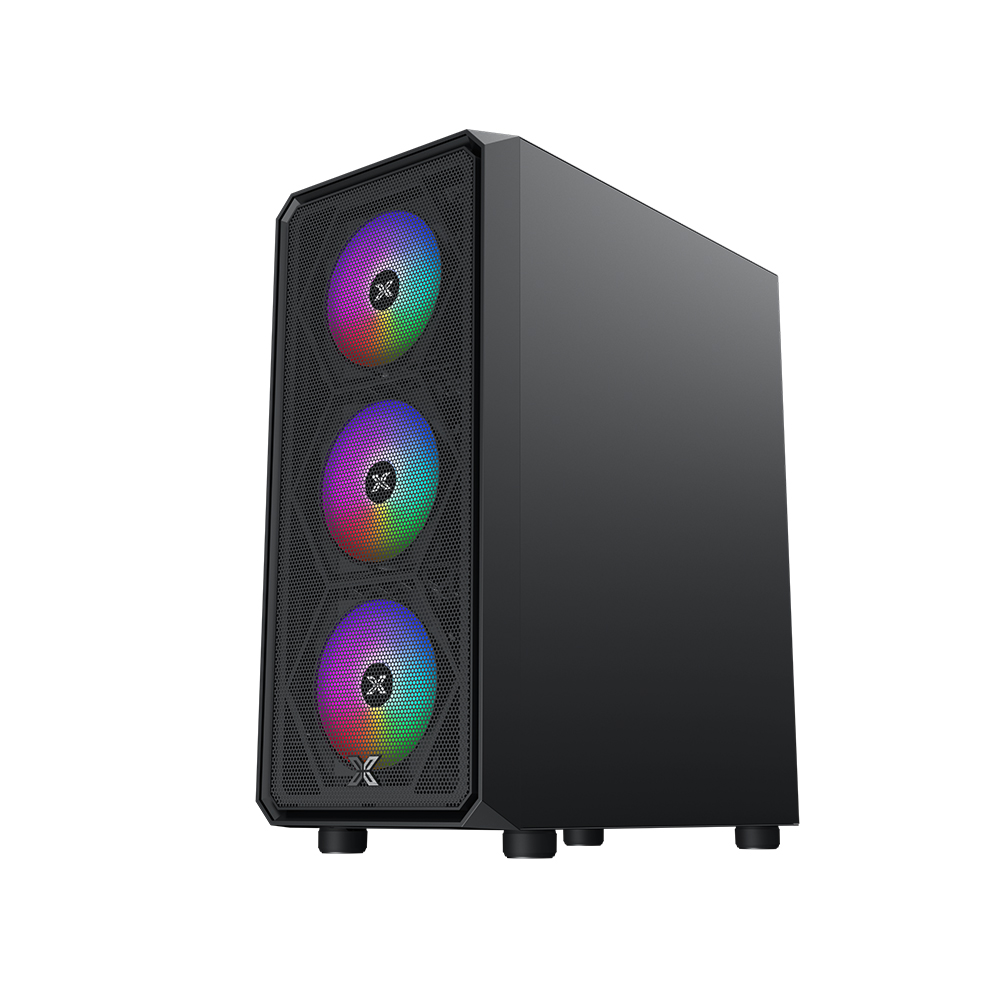 Vỏ thùng XIGMATEK DUO X 3F (EN45127) - GAMING ATX, KÈM 03 FAN XIGMATEK Z20F