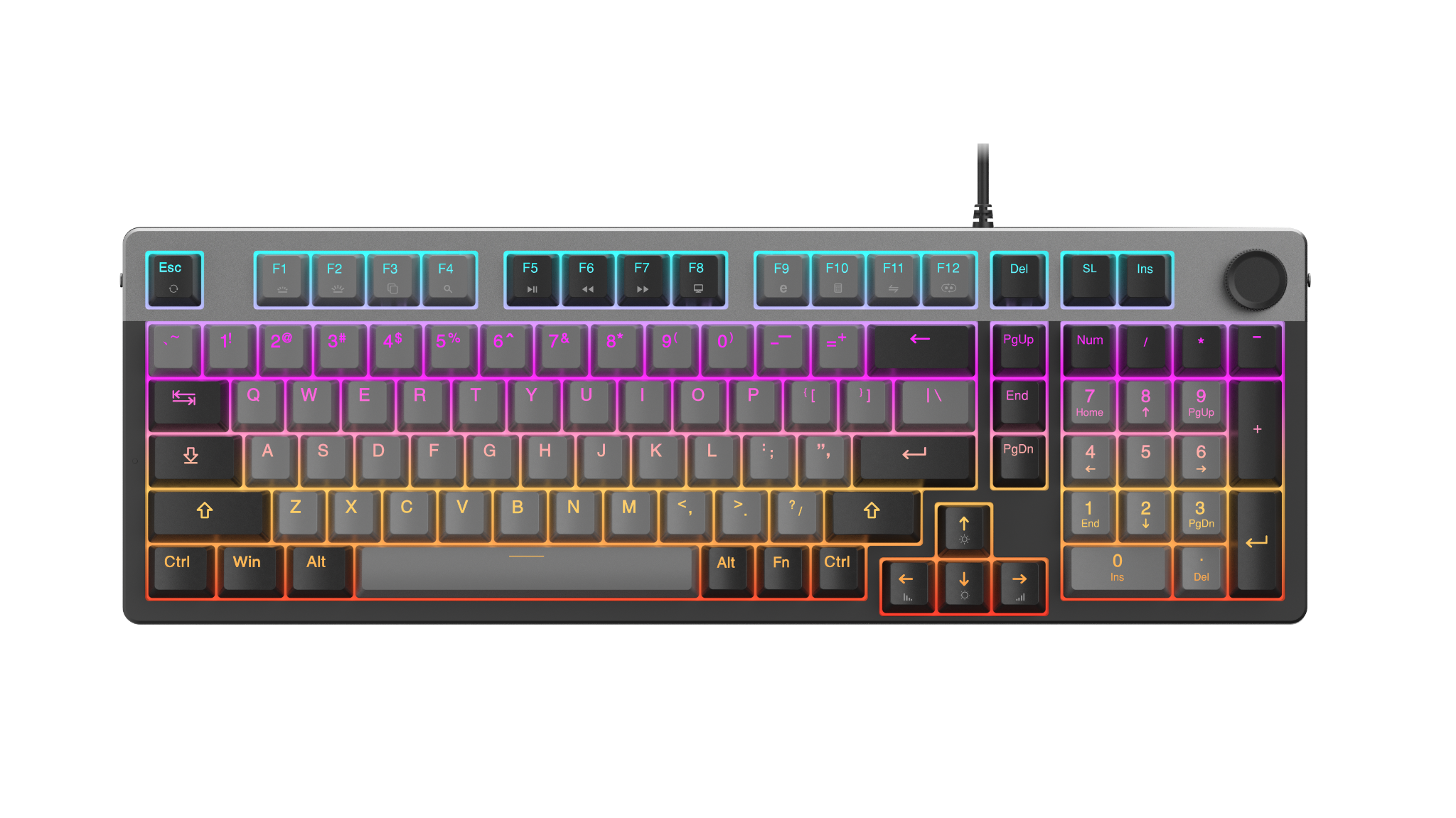 Bàn phím cơ DareU EK98L Grey Black DareU Dream switch