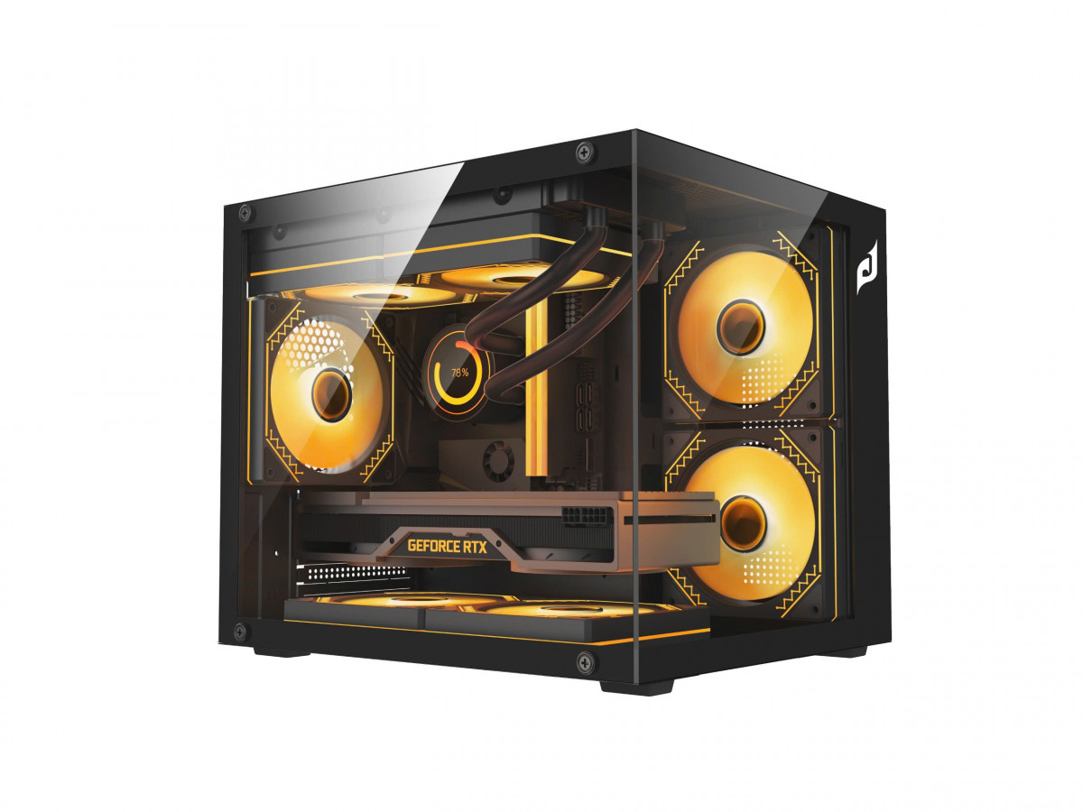 Vỏ thùng Edra ECS1305 Black (M-ATX/Mini-TX) ( Không Kèm Fan)