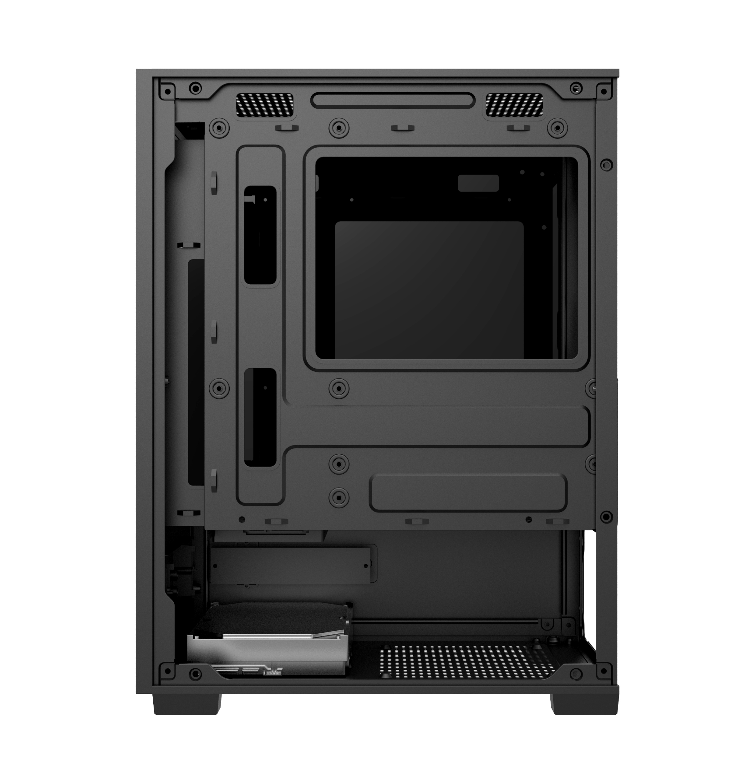 Vỏ thùng Edra ECS1303 Black (M-ATX/ITX) ( Không Kèm Fan)