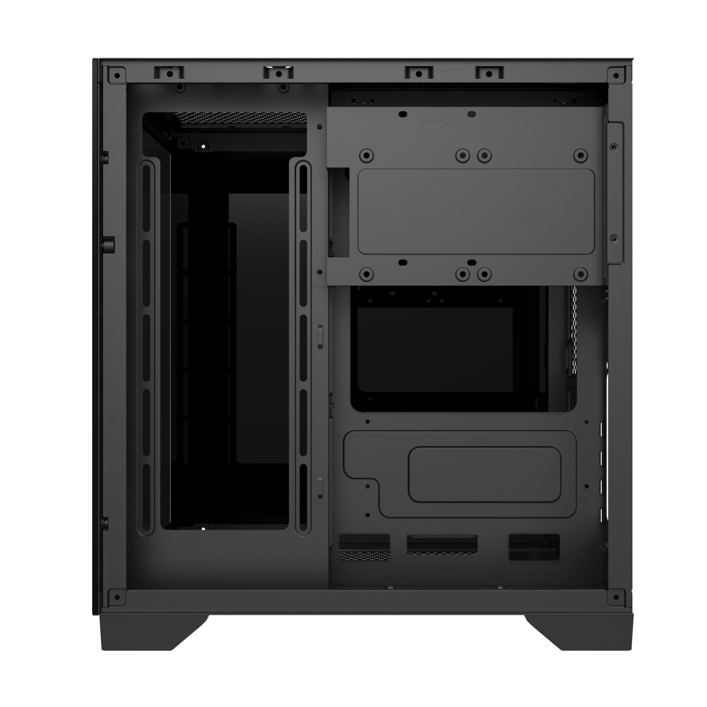 Vỏ thùng Edra ECS1503 Black (M-ATX/ITX) ( Không Kèm Fan)