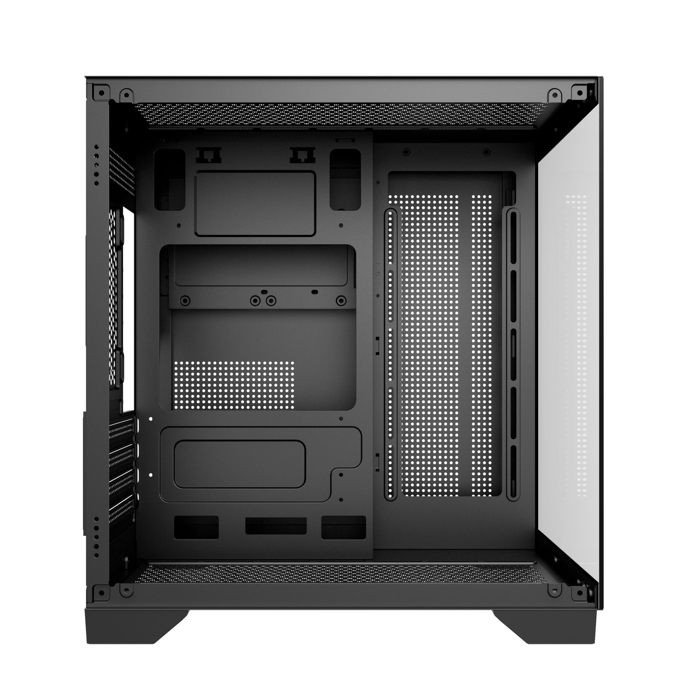 Vỏ thùng Edra ECS1503 Black (M-ATX/ITX) ( Không Kèm Fan)