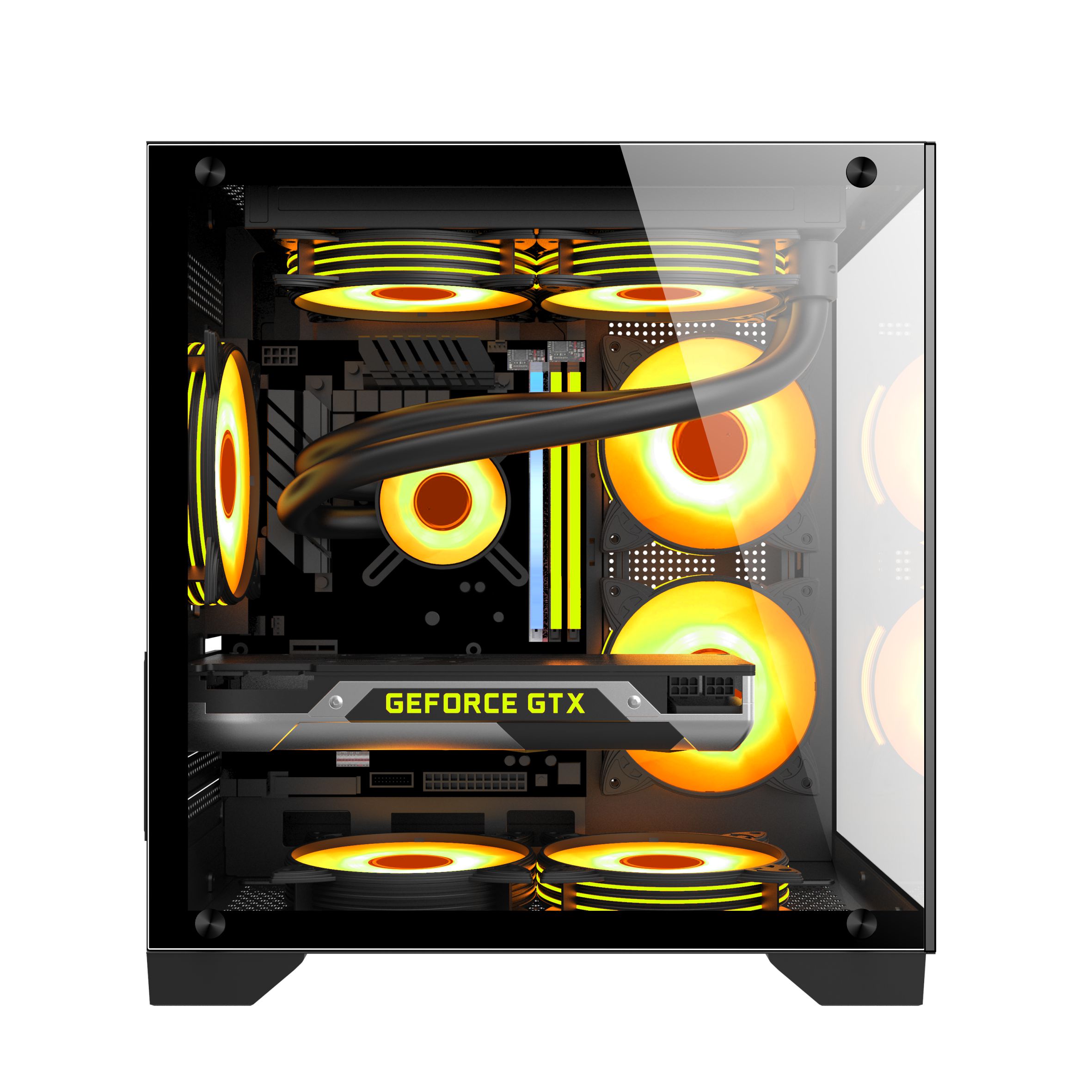 Vỏ thùng Edra ECS1503 Black (M-ATX/ITX) ( Không Kèm Fan)