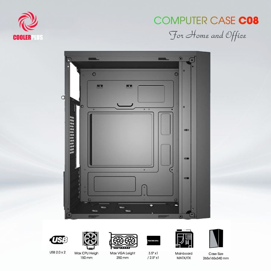 Vỏ thùng Coolerplus CPC - C08