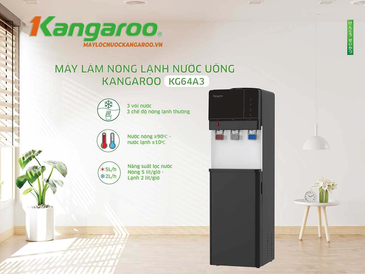 Cây nước nóng lạnh Kangaroo KG64A3