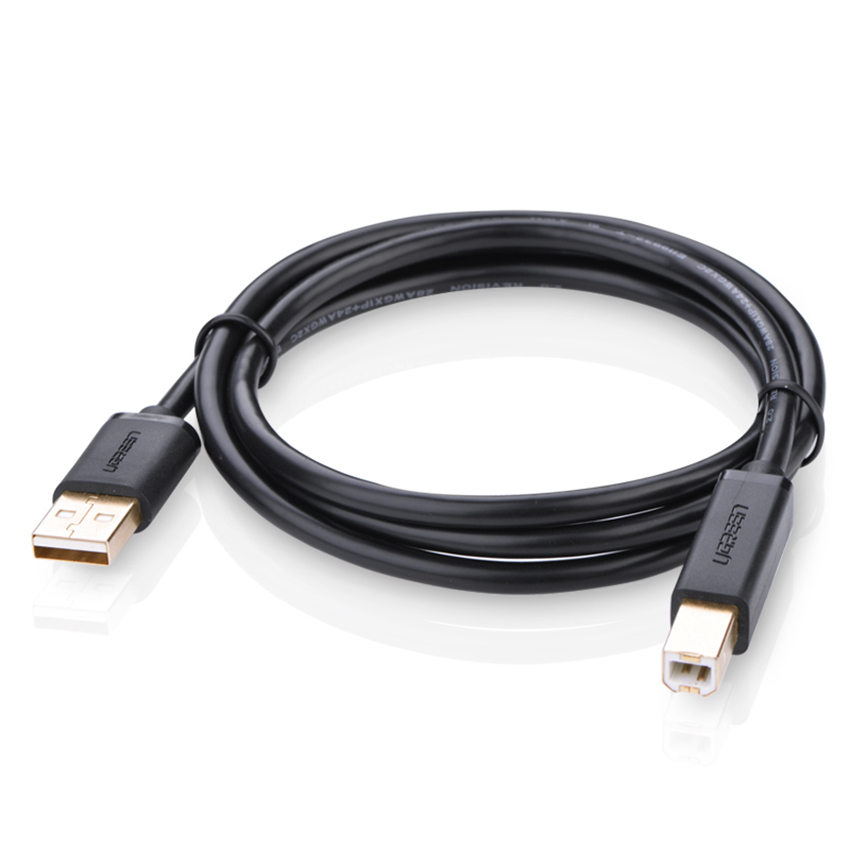 Dây máy in Ugreen 5M USB 2.0 Đầu mạ vàng (10352)