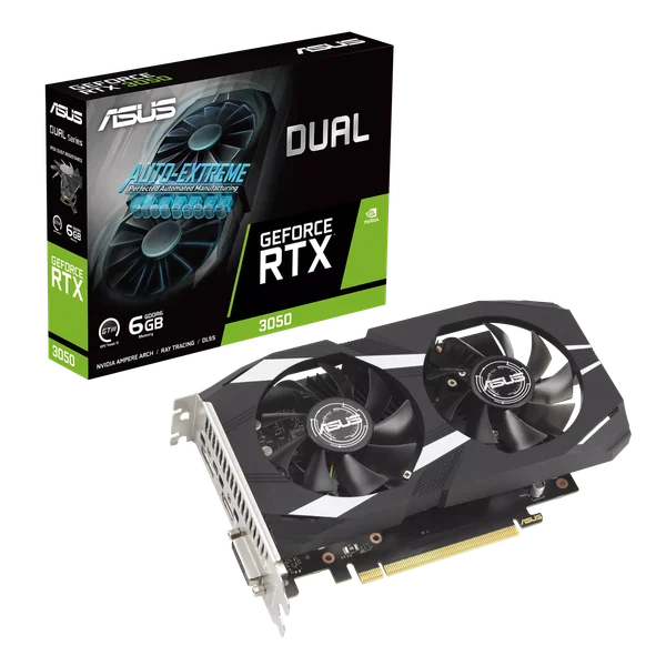 Card màn hình Asus Dual RTX 3050 6GB (Dual-RTX3050-6G)