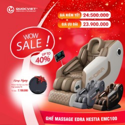 Ghế massage E-Dra -Hestia  EMC100 (trắng nâu)
