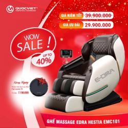 Ghế massage E-Dra -Hestia  EMC101 (trắng nâu)
