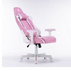 Ghế xoay EGC225 Queen màu trắng-hồng E-Dra