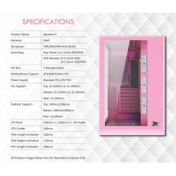 Vỏ Case Xigmatek Aquarius S Queen (Pink, No fan) EN46546