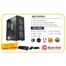 PC Gaming Cao Cấp QVCVIP 001