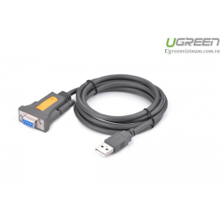 Cáp chuyển đổi USB 2.0 to Com RS232 1,5m green