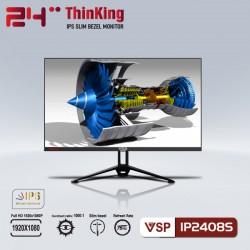 Màn Hình VSP 24inch IP2408S Full HD IPS 75Hz Black