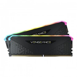 Ram Desktop Corsair Vengeance RGB RS (CMG64GX4M2E3200C16) 64GB (2x32GB) DDR4 3200MHz