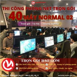 Thi Công Phòng Net 40 máy Normal 02 (I3 12100F|8G|GTX 1660Super ) 