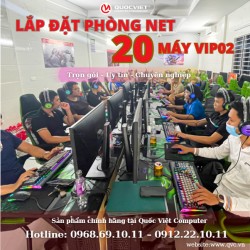 Lắp Đặt Phòng NET 20 máy VIP02( I3 12100F|16G|GTX 1660 Super ) 