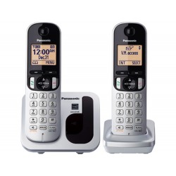 Điện thoại kéo dài Panasonic KX-TGC212 (Bạc)