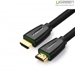 Cáp HDMI 2.0 dài 3m hỗ trợ FHD 4Kx2K chính hãng Ugreen 40411 