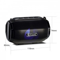 Loa Kisonli Bluetooth 904 Black 