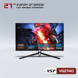 Màn hình Gaming VSP VG274Q 27 inch 2K VA 165hz Black