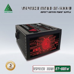 Nguồn Máy tính Power VSP TITAN ET-500W LED ARGB