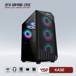 VỎ CASE VSP GAMING KA32 ( ITX/MICRO ATX/ATX) ( NO FAN)