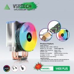 Tản nhiệt khí VSPTECH CPU Cooler V400 Plus led